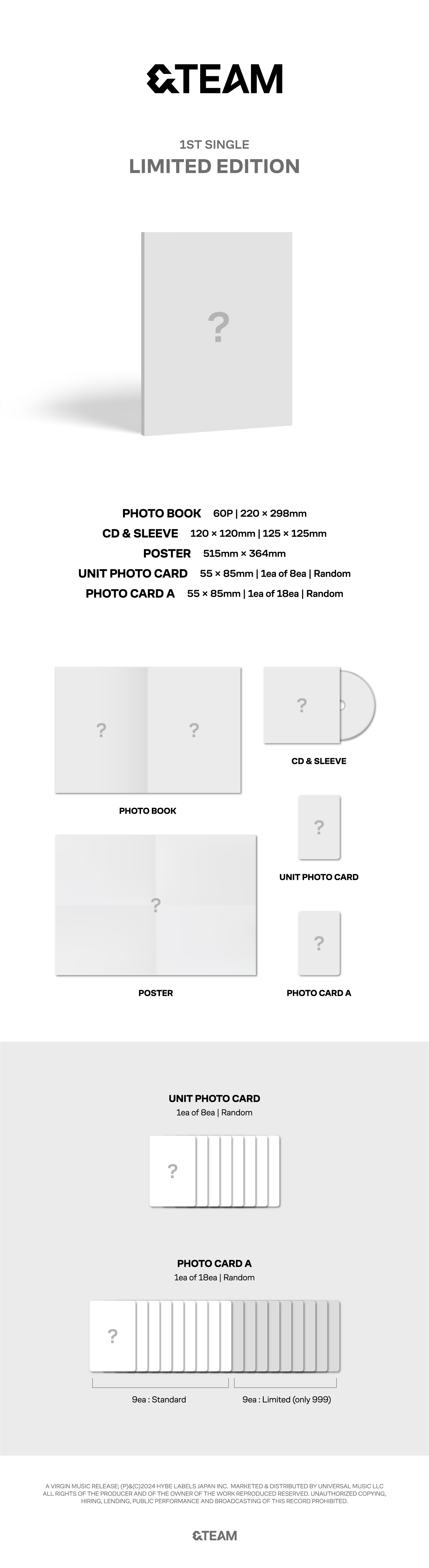 &TEAM - 1st SINGLE LIMITED EDITION